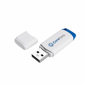 CoreParts MM-USB2.0-8GB USB zibatmiņa USB Type-A 2.0 Zils, Balts