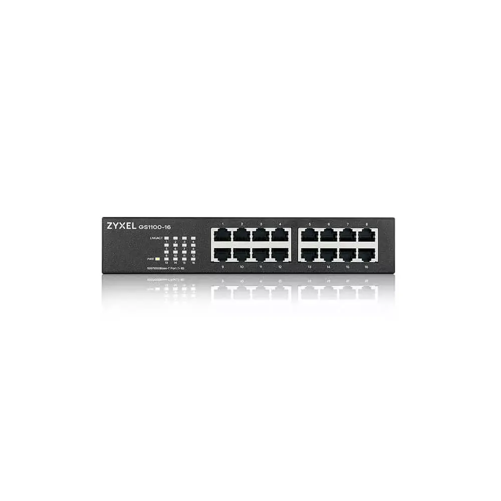 Неуправляемый коммутатор Zyxel GS1100-16 Photo 3