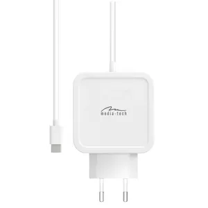 Адаптер питания MEDIA-TECH 65W USB-C PD MT6273 — 65 Вт USB-C Power Delivery