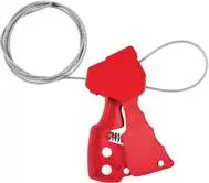 Cable locking system Brady 065318, red steel cable 1.8 m