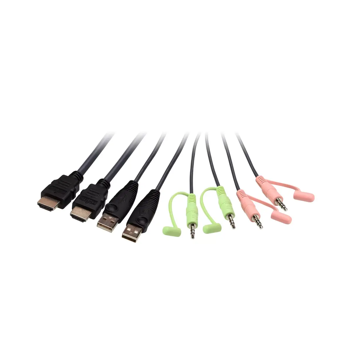 KVM slēdzis ATEN 2-Port USB 4K HDMI Cable Photo 2