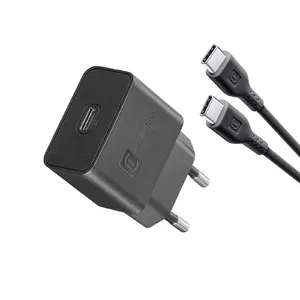 Charger Indoor Cellularline Super Fast Charger Kit 25W USB-C