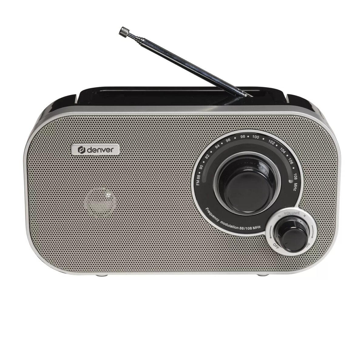 Personīgā radio Denver TR-51GR Analogais Pelēks