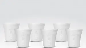 Cup set BIALETTI BICCHIERINO White — 6 pcs, coffee cups