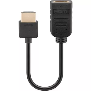 Goobay 49979 HDMI кабель 0,1 m HDMI Тип A (Стандарт) Черный