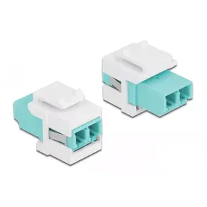 Keystone Module LC Duplex female to LC Duplex female DeLOCK 86817