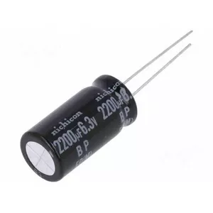 Bipolārs elektrolītiskais kondensators EB1423825007 2200 µF 6.3 VDC Ø10×20 mm