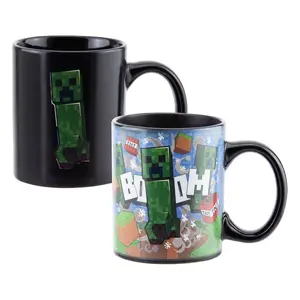Mug Paladone Minecraft Creeper Heat Change Multicolour 0.3L