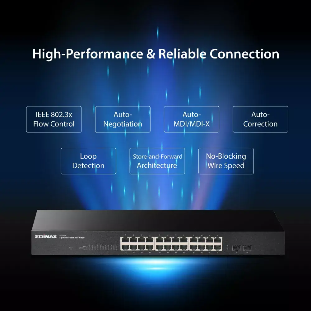 Unmanaged Switch Edimax GS-1026 V3 Photo 5