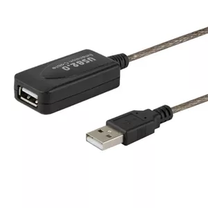 USB active port extension SAVIO CL-130 10 m USB 2.0 A male–female, 5 V, black