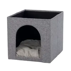Пещерная лежанка Trixie Ella Cuddly Cave для кошек, для дома, 330×330×370 мм
