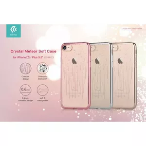 Мягкий чехол Devia для Apple iPhone 7 — Black Crystal Meteor