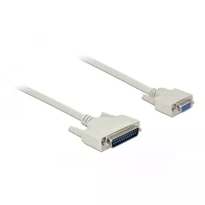 Серийный кабель DeLOCK 84544 1м D-Sub 25 pin D-Sub 9 pin Бежевый