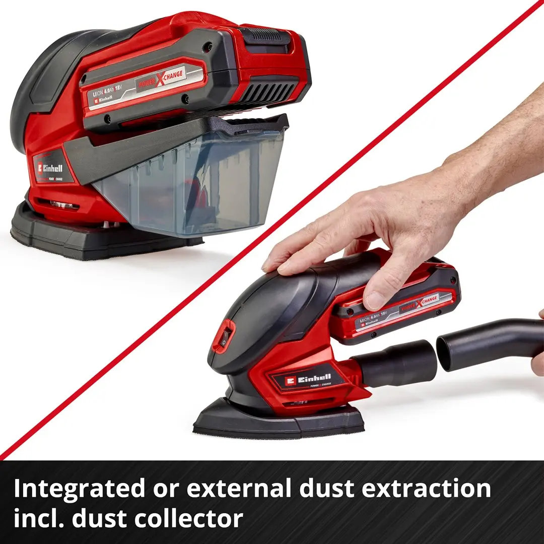 Шлифовальная машинка Einhell TE-OS 18/150 Li Solo Photo 8