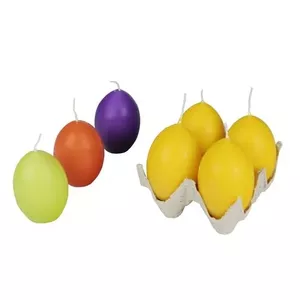 Papstar 13491 wax candle Egg Assorted colours 4 pc(s)