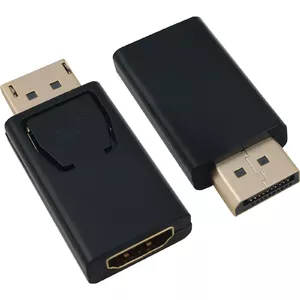 DisplayPort to HDMI adapter helos 288466 — DisplayPort (male) to HDMI (female), black