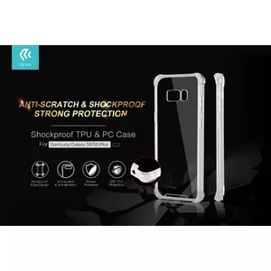 Aizsargvāksne TPU Devia priekš Samsung Galaxy S8 Plus — triecienizturīgs, caurspīdīgs