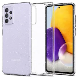 Чехол Spigen Galaxy A72 Liquid Crystal Glitter 6.7" Прозрачный