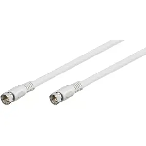 Coaxial Cable Goobay 27498 3.5 m F White