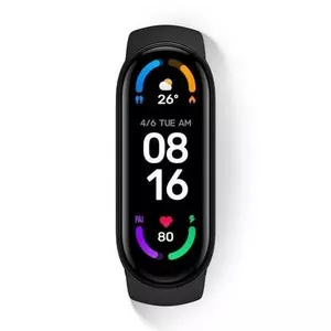Xiaomi Mi Smart Band 6 Fitness tracker, Amoled, Heart rate monitor, Waterproof, Bluetooth, Black