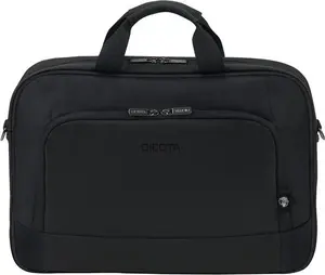 DICOTA Eco Top Traveller BASE D31671-RPET сумка-топ-лоудер для ноутбуков до 17.3 дюймов, черный полиэстер с ручкой и плечевым ремнем