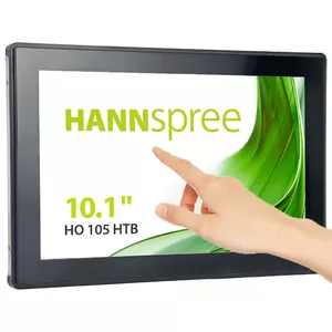 Hannspree Open Frame HO 105 HTB Plakans digitālā displeja panelis 25,6 cm (10.1") LCD 350 cd/m² HD Melns Skārienjūtīgais ekrāns
