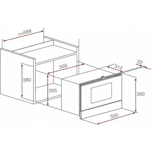 Встраиваемая микроволновая печь TEKA MWR 22 BI AT Photo 2