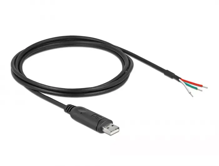 Adaptera kabelis USB 2.0 Type-A uz Serial RS-232 DeLOCK 90428 Photo 2
