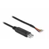 Adaptera kabelis USB 2.0 Type-A uz Serial RS-232 DeLOCK Photo 2