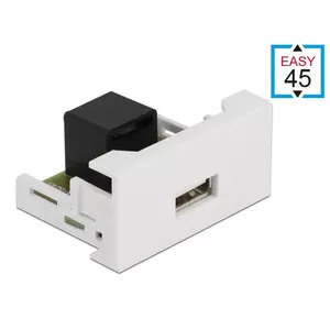 Модуль USB 2.0 Type-A female к RJ45 female DeLOCK Easy 45 81344