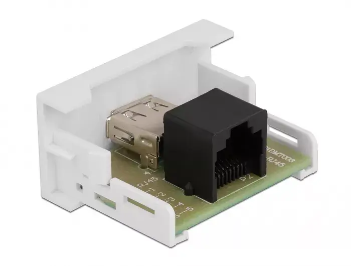 Модуль USB 2.0 Type-A female к RJ45 DeLOCK Easy 45 Photo 2