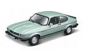 Classic car model Bburago Ford Capri 1600 GT (1982) — preassembled 1:24 scale