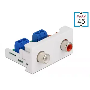 Модуль Easy 45 2 x RCA female DeLOCK 81338