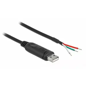 Адаптер кабель USB 2.0 Type-A к Serial RS-232 DeLOCK 62930