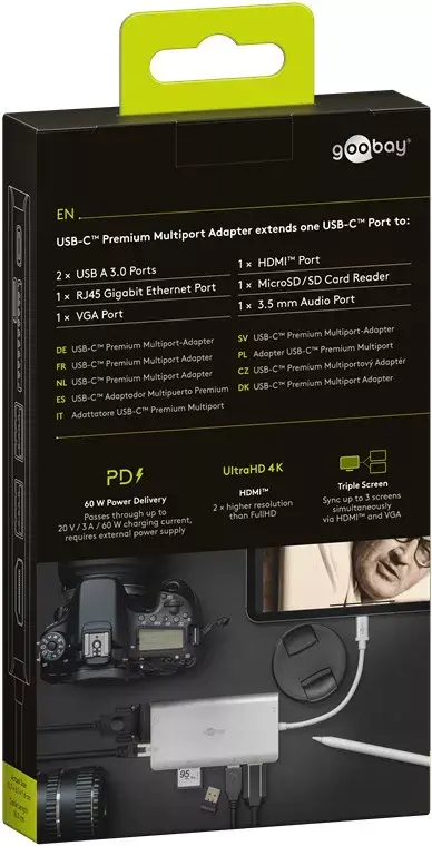USB-C Multiport Adapter Goobay 49850 Photo 6