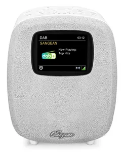 Sangean DCR-83 Personal Analog & Digital Radio White DAB+ FM 2 W LCD Display