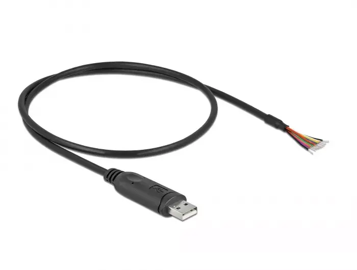 Adaptera kabelis USB 2.0 Type-A uz Serial RS-232 DeLOCK 90415 Photo 2