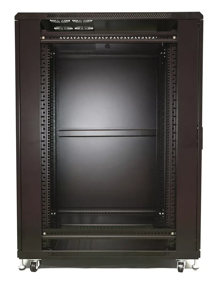 Brīvi stāvošs racks Extralink Rackmount cabinet 32U 600x600 Black Photo 4