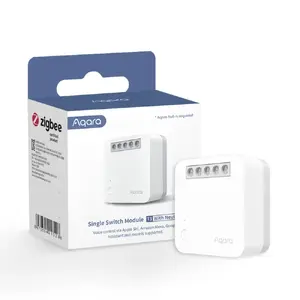 Xiaomi Aqara Single Switch Module T1 With Neutral smart home light controller White ZigBee AC 100-250V