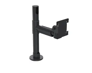 Ergonomic Solutions SpacePole POS Screen Mount with 200mm Swingarm VESA 75/100 Metal Construction for up to 27 inch Screens