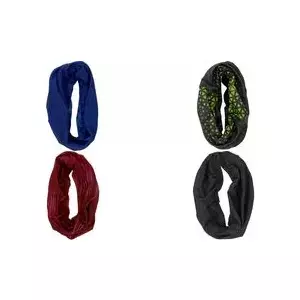 FISCHER Multifunctional Cloth 50550 — Microfiber Stretch, Anthracite/Green