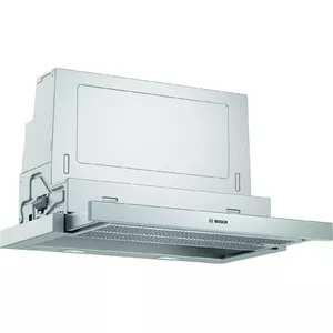 Bosch Serie 4 DFS067A51 tvaika nosūcējs Pusiebūvētais (izvelkams) Metālisks, Sudrabs 727,7 m³/h A