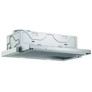 Semi built-in cooker hood Bosch Serie 4 DFL064A52, 598 mm width, 271 m³/h, stainless steel, aluminium grease filter