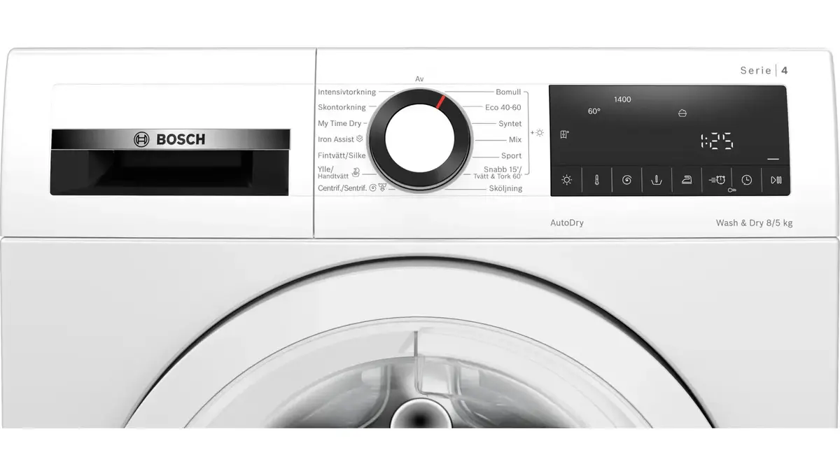 Стирально‑сушильная машина Bosch Serie 4 WNA134L0SN Photo 4
