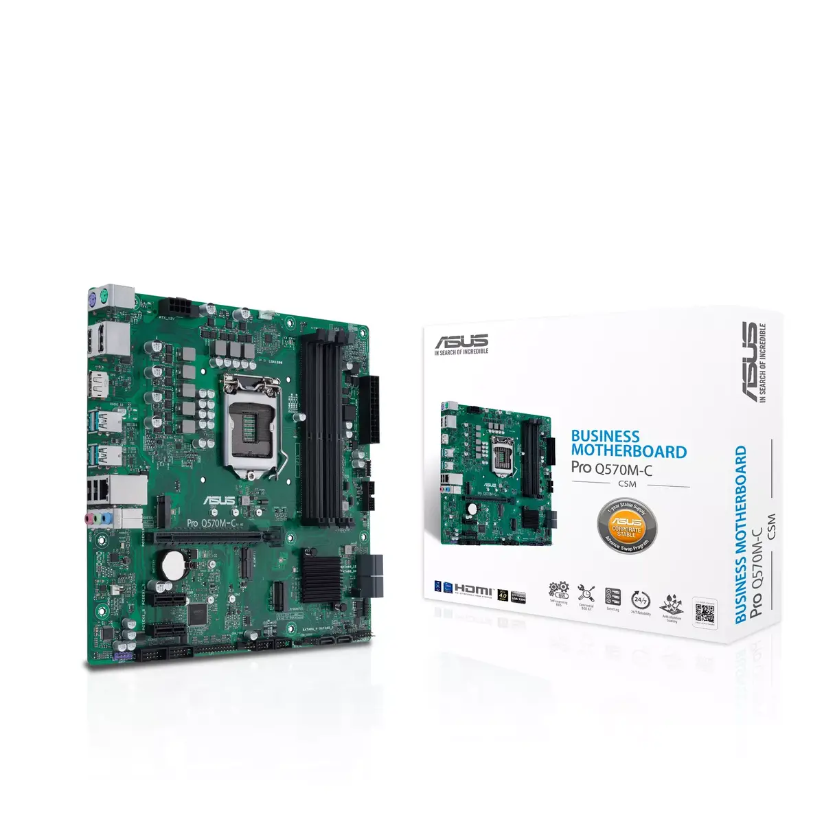 Pamatplate ASUS PRO Q570M-C/CSM, 90MB1700-M0EAYC Photo 6