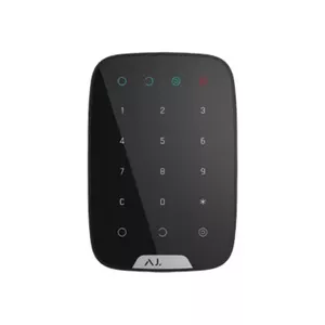 Wireless touch keyboard Ajax 000005653 — Black, wireless touch input for security/control panels