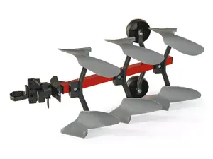 Mehāniska rotaļlieta lāpsta rolly toys rollyScraper – metāls/polimērs, 1,8 kg, 3–10 g., melna/ pelēka/sarkana