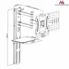 TV stiprinājums MACLEAN MC-771 23"–42" VESA 200×200 Photo 5