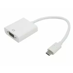 USB-C to VGA adapter extra digital DV00DV4064, 15 cm cable, digital-to-analog video converter