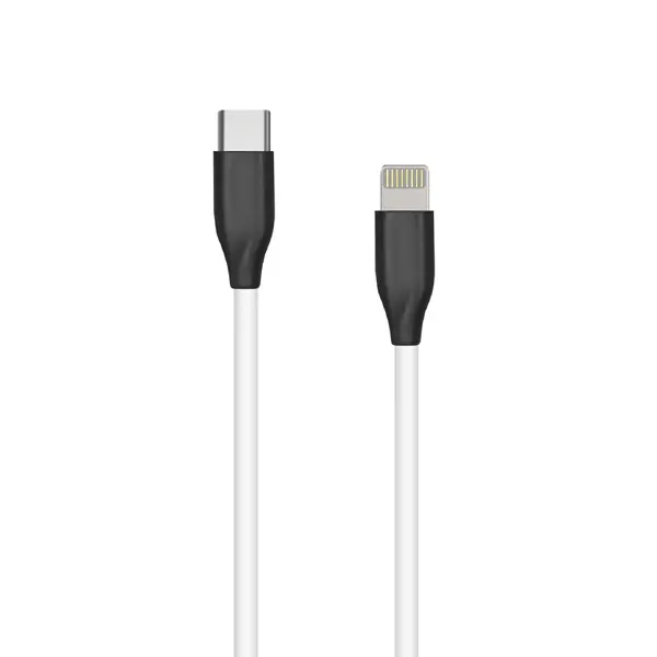 USB Type-C uz Lightning silikona kabelis